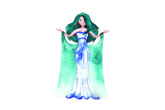 Blue Goddes Watercolor: Crafts & Designs Amp Review