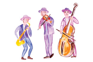 Jazz Band in Watercolor: A Design Review