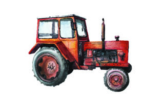 Old Tractor Watercolor Style: A Practical Embroidery Review