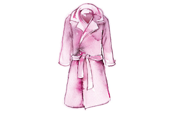 Watercolor Long Womans Coat – Beauty Amp & Crafts Review