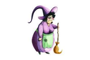 Witch in Watercolor – Halloween Crafts & Branding Review